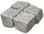 Pavés Granit Gris Clair - 10 x 10 x 8 cm